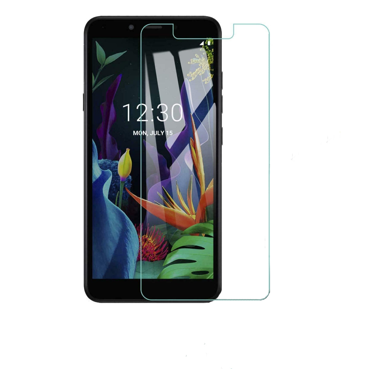 (2 paquets) Protecteur d'écran en verre trempé pour LG K20 2019 (2 paquets) Protecteur d'écran en verre trempé pour LG K20 2019